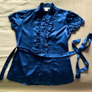 silk blouse